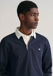 Gant Rugbyshirt REG SHIELD HEAVY RUGGER blau