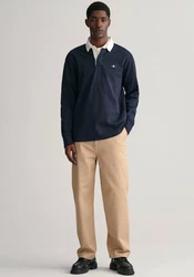 Gant Rugbyshirt REG SHIELD HEAVY RUGGER blau
