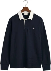 Gant Rugbyshirt REG SHIELD HEAVY RUGGER blau