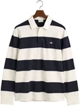 Gant Rugbyshirt REG SHIELD BARSTRIPE HEAVY RUGGER Dunkelblau/Blau/Weiß/Grau/Hellblau
