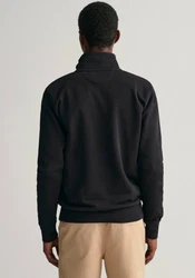 Gant Sweatjacke REG SHIELD FULL ZIP SWEAT Schwarz