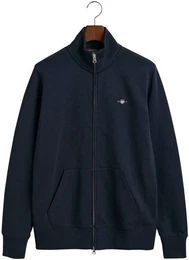Sweatjacke REG SHIELD FULL ZIP SWEAT mit Logostickerei auf der Brust