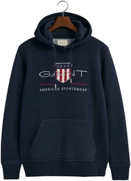 Hoodie REG ARCHIVE SHIELD HOODIE mit modischer Logostickerei auf der Brust