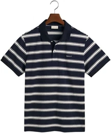 Poloshirt STRIPE SS POLO mit Logostickerei auf der Brust