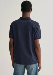Gant Poloshirt Regular Contrast Pique Rugger Dunkelblau