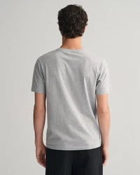 GANT T-Shirt REG ARCHIVE SHIELD EMB marine/graumeliert/rot/weiß