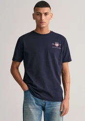 GANT T-Shirt REG ARCHIVE SHIELD EMB Dunkelblau/Blau