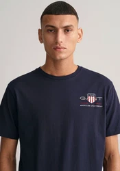 GANT T-Shirt REG ARCHIVE SHIELD EMB Dunkelblau/Blau