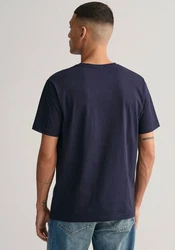 GANT T-Shirt REG ARCHIVE SHIELD EMB Dunkelblau/Blau
