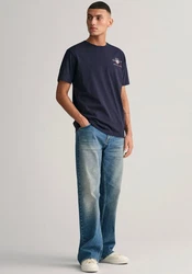 GANT T-Shirt REG ARCHIVE SHIELD EMB Dunkelblau/Blau