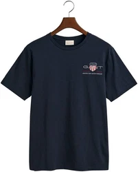 GANT T-Shirt REG ARCHIVE SHIELD EMB Dunkelblau/Blau