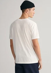 GANT T-Shirt REG ARCHIVE SHIELD EMB Weiß