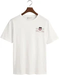 GANT T-Shirt REG ARCHIVE SHIELD EMB Weiß