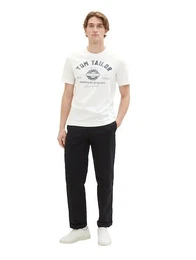 T-Shirt mit groem Logofrontprint