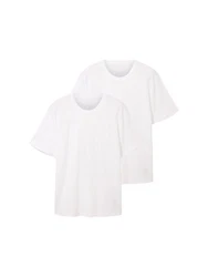 TOM TAILOR T-Shirt Weiß/Creme