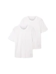 TOM TAILOR T-Shirt Weiß/Creme