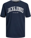 JACK & JONES T-Shirt JJEJOSH TEE SS CREW NECK NOOS Dunkelblau/Blau