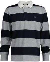 Gant Rugbyshirt REG SHIELD BARSTRIPE HEAVY RUGGER Blau/Dunkelblau/Hellblau/Rot/Braun