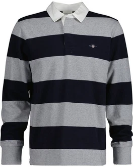 Gant Rugbyshirt REG SHIELD BARSTRIPE HEAVY RUGGER Blau/Dunkelblau/Hellblau/Rot/Braun