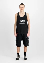 ALPHA INDUSTRIES Shirt/Top Schwarz/Rot