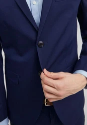 JACK & JONES Blazer Jprfranco Noos Business Jacke Dunkelblau/Hellblau/Blau