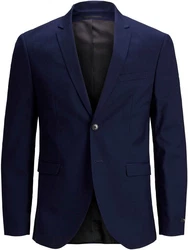 JACK & JONES Blazer Jprfranco Noos Business Jacke Dunkelblau/Hellblau/Blau