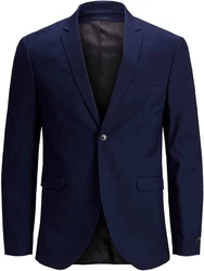JACK & JONES Blazer Jprfranco Noos Business Jacke Dunkelblau/Hellblau/Blau