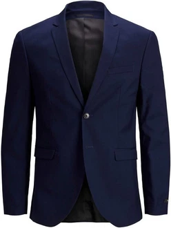 JACK & JONES Blazer Jprfranco Noos Business Jacke Dunkelblau/Hellblau/Blau