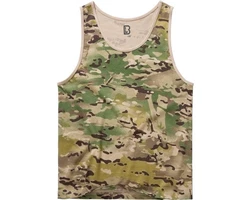 Brandit Tank Top Dunkelgrün/Braun