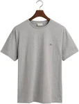 GANT Herren T-Shirt - REG TONAL SHIELD T-SHIRT Grau