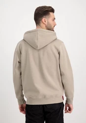 Alpha Industries Hoodie Basic Zip Hoodie Small Logo Beige/Khaki