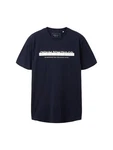 TOM TAILOR Denim T-Shirt creme/navy/weiß