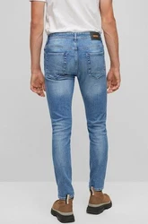 BOSS ORANGE Regular-fit Jeans Taber BC-C mit Markenlabel Blau/Hellblau