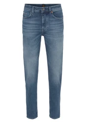 BOSS ORANGE Regular-fit Jeans Taber BC-C mit Markenlabel Blau/Hellblau