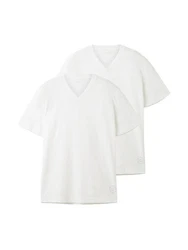 TOM TAILOR T-Shirt Weiß
