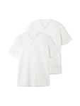 TOM TAILOR T-Shirt Weiß