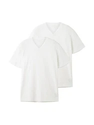 TOM TAILOR T-Shirt Weiß