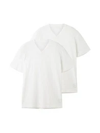 T-Shirt V-NECK (1-tlg) aus Baumwolle