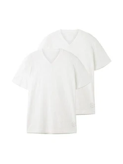 TOM TAILOR T-Shirt Weiß