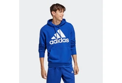 adidas Sportswear Kapuzensweatshirt Essentials French Terry Big Logo Hoodie Blau/Hellblau