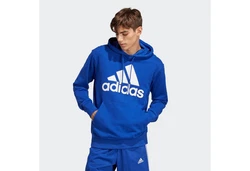 adidas Sportswear Kapuzensweatshirt Essentials French Terry Big Logo Hoodie Blau/Hellblau