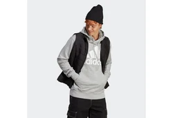 adidas Sportswear Kapuzensweatshirt Essentials French Terry Big Logo Hoodie Hellgrau/Grau/Dunkelgrau