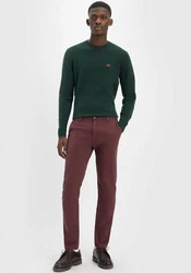LEVI'S Chinohose 'XX Chino Slim Tapered' Dunkelrot/Braun/Bordeaux/Rot