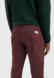 LEVI'S Chinohose 'XX Chino Slim Tapered' Dunkelrot/Braun/Bordeaux/Rot