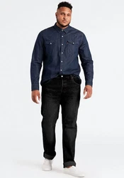 Levi's Tapered-fit Jeans 502 TAPER B&T Blau/Dunkelblau