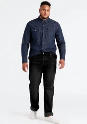 Levi's Tapered-fit Jeans 502 TAPER B&T Blau/Dunkelblau