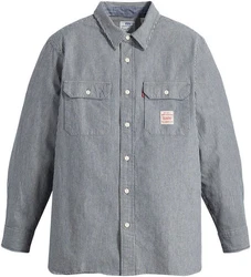 Levi's Hemd Classic Worker dunkelblau/weiß