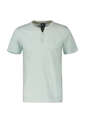 LERROS T-Shirt Serafino mit Finelinerstreifen 