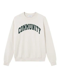 Sweatshirt Langarmshirt mit markantem Schriftzug