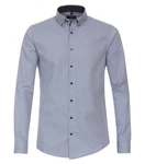 Redmond Langarmhemd Slim Fit Button-Down-Kragen (231710130) Grau/Dunkelblau/Blau/Hellblau